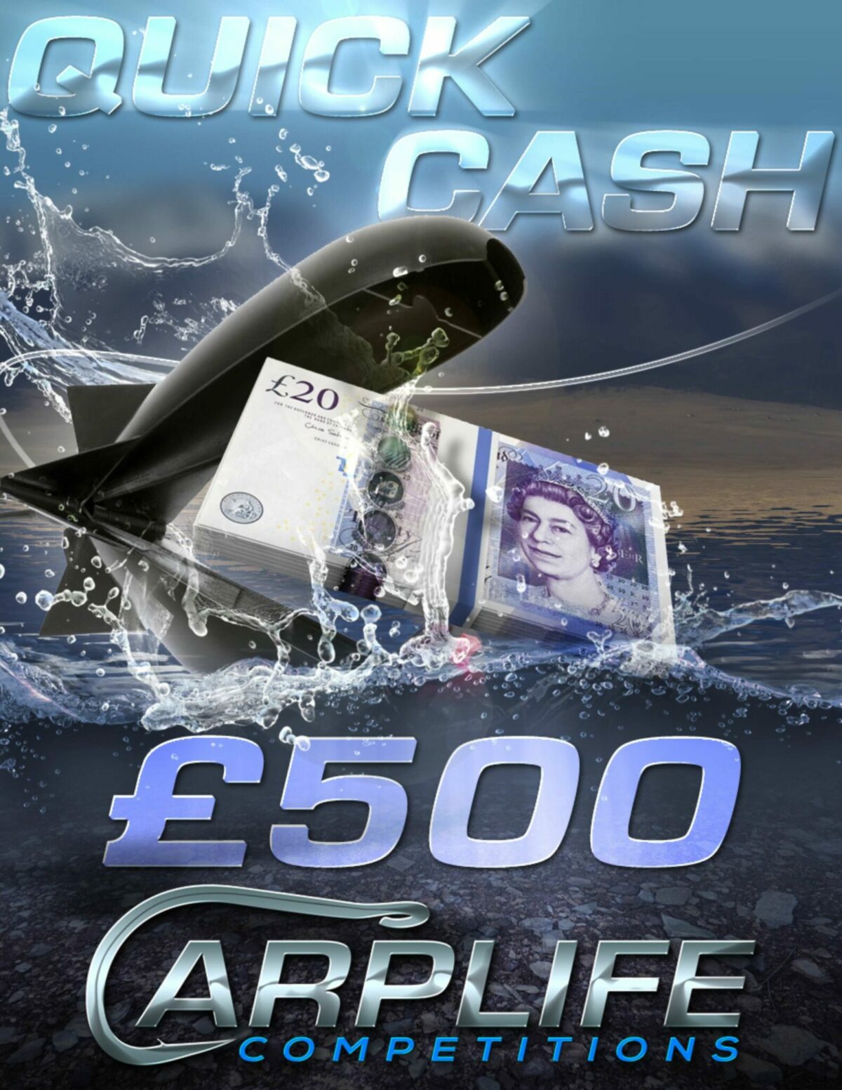 999 TICKETS 333 INSTANT WINS £500 CASH MAIN PRIZE