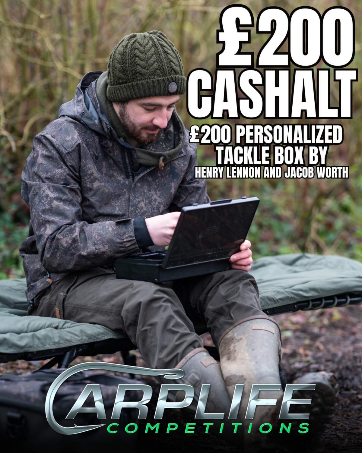 £200 PERSONALIZED TACKLE BOX WITH INSTANT WINS